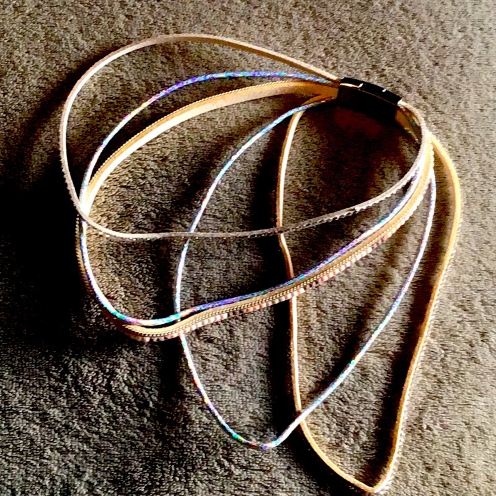 🎉HOST PICK/TAUPE RHINESTONE LEATHER WRAP BRACELET - Picture 5 of 11